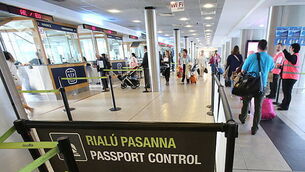 Irish border control changes