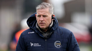 <p>LOOKING FORWARD: St Finbarr's manager Paudie Murray at Togher. Picture: Jim Coughlan.</p> <p>LOOKING FORWARD: St Finbarr's manager Paudie Murray at Togher. Picture: Jim Coughlan.</p>