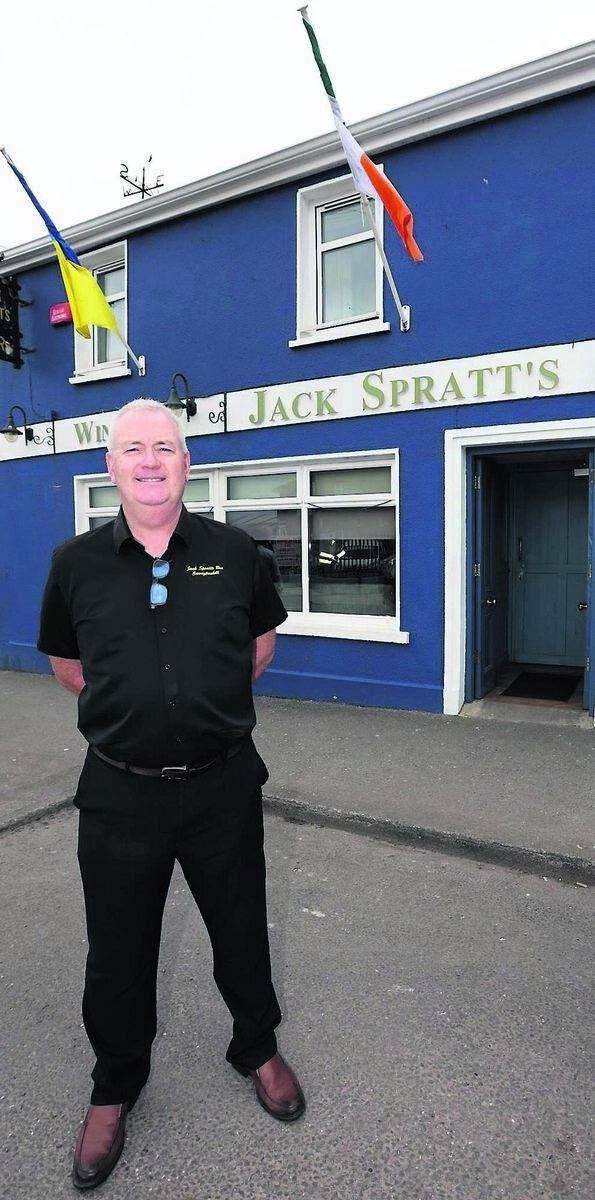 Leo Spratt outside his pub, Jack Spratt’s Bar,on Main Street, Carrigtwohill, Co. Cork. He says the village has grown significantly in recent years. Picture: Jim Coughlan