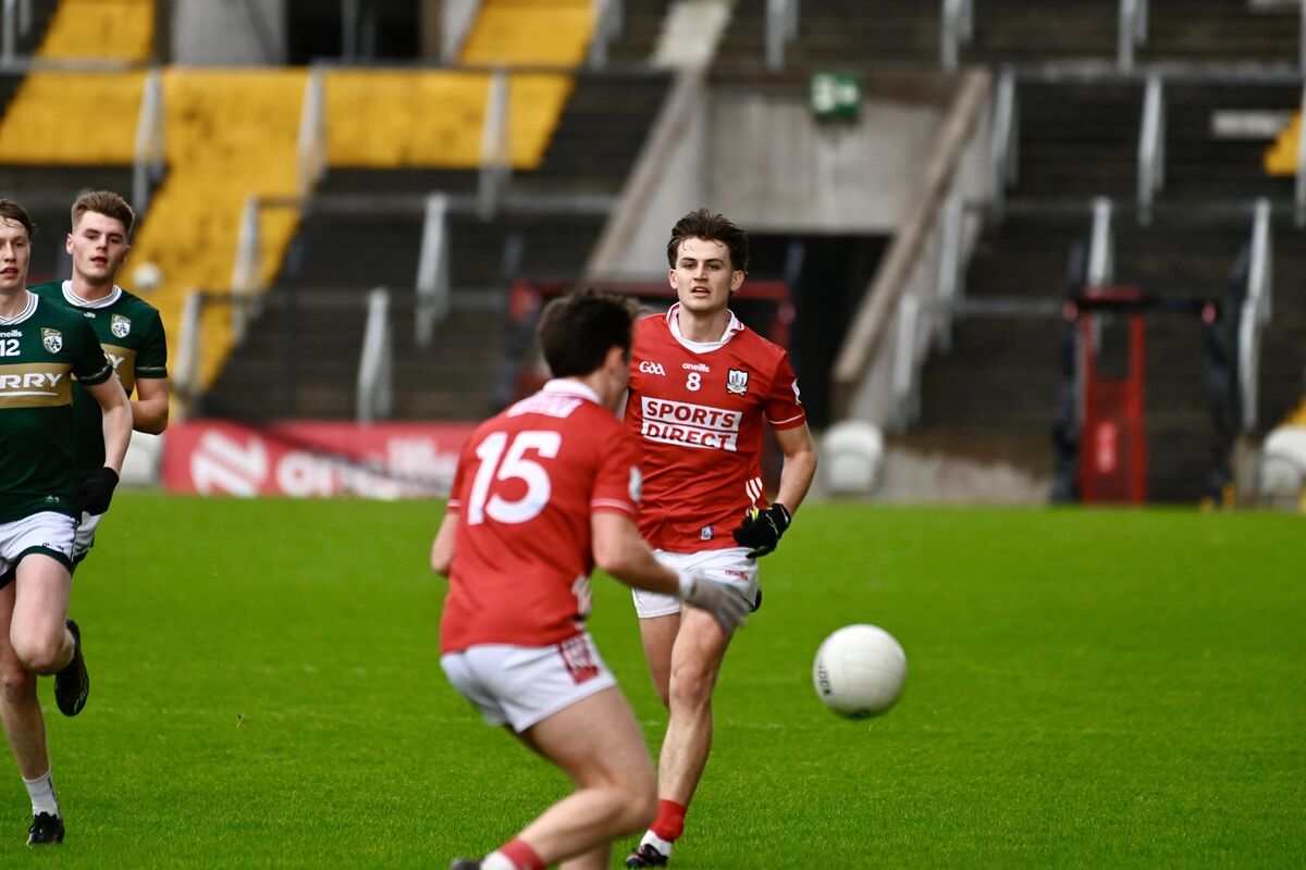 Darragh Clifford and Danny Miskella in action for Cork against Kerry. Picture: Noel Sweeney Darragh Clifford and Danny Miskella in action for Cork against Kerry. Picture: Noel Sweeney