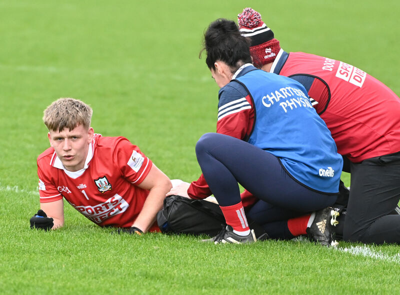 Cork's Dara Sheedy who got injured against Kerry. Picture: Eddie O'Hare