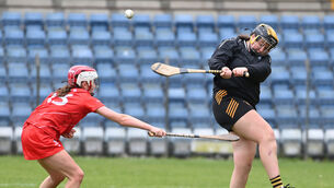 <p>Cork's Amy Sheppard hit 1-2 for Cork in their loss to Kilkenny</p>