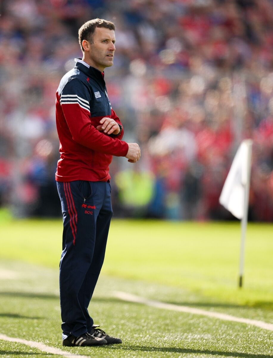 A winning start for Cork manager Ben O'Connor. Picture: Brendan Moran/Sportsfile