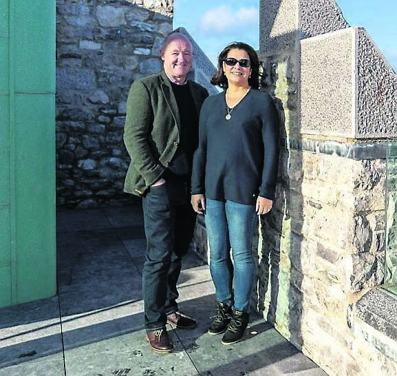 Garry and Anne Wilson at their Belvelly Castle home