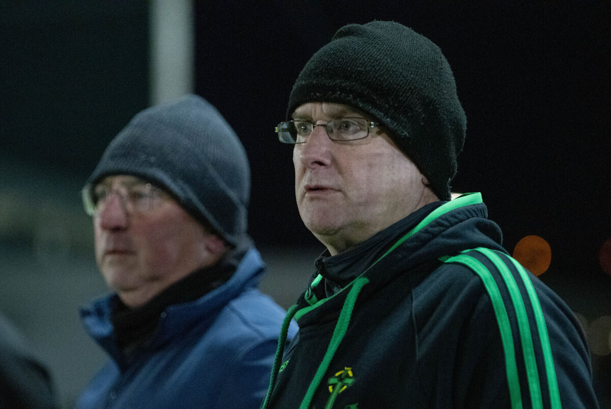 Nemo Rangers manager Robbie O'Dwyer and selector Jimmy Kerrigan on the left. Picture: Howard Crowdy Nemo Rangers manager Robbie O'Dwyer and selector Jimmy Kerrigan on the left. Picture: Howard Crowdy