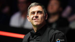 Ronnie O’Sullivan overcomes Crucible mis-step to lead World Championship opener