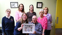 Cork student Abbie creates artwork for Tony (80)