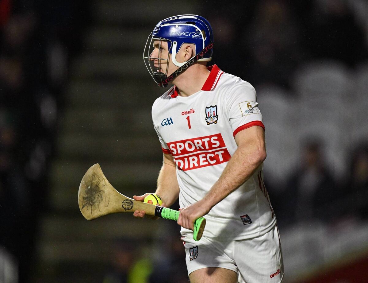 Cork goalkeeper Patrick Collins lines up a puck-out at SuperValu Páirc Ui Chaoimh. Picture: Ray McManus/Sportsfile