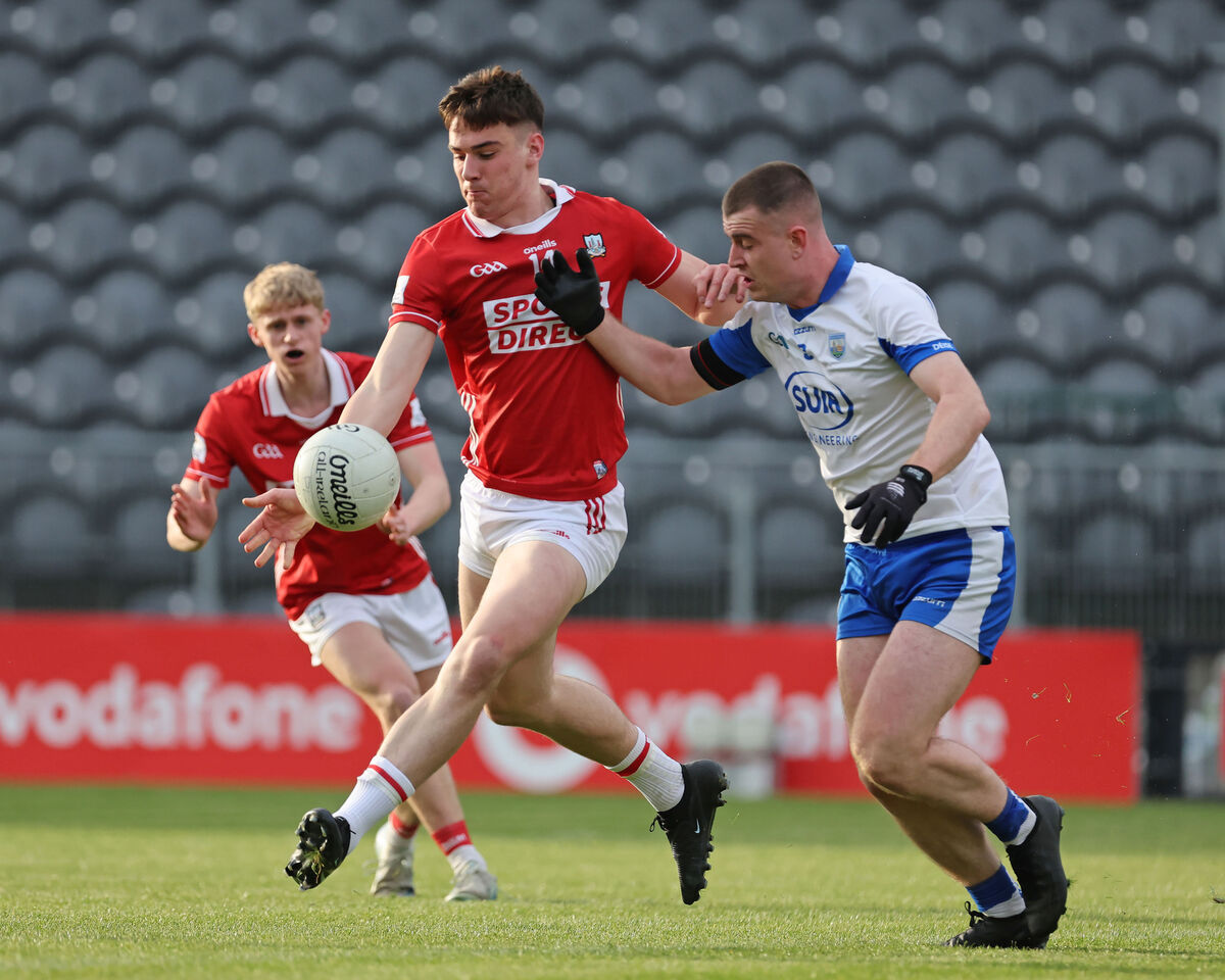  Rickey Barrett on the ball for Cork against Waterford. Picture: Jim Coughlan
