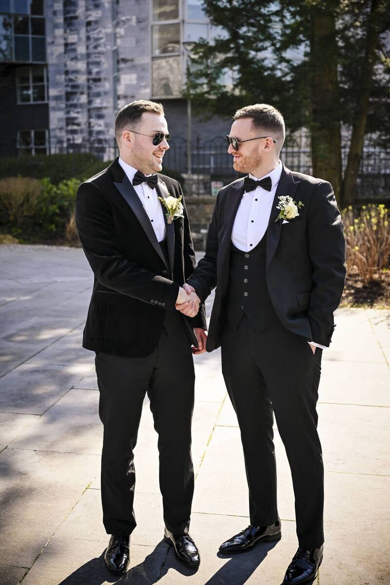 Eunan and Patsy ahead of the wedding. 