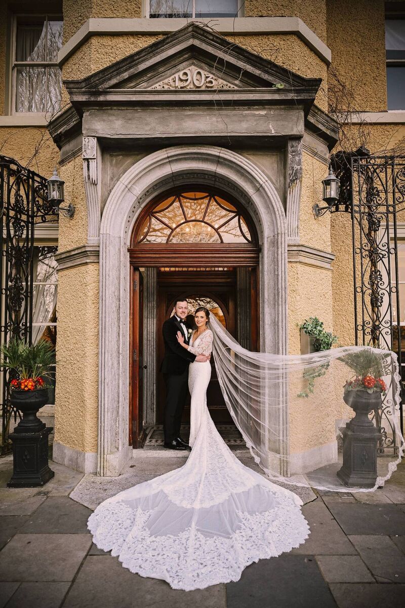 “It was the best day of our lives and we never stopped smiling," the couple said. 