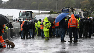 <p>The accused allegedly caused an obstruction by climbing on top of an oil tanker at Whitegate Refinery in Co Cork during the fuel protests has appeared in court. Picture: Larry Cummins</p>