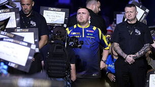 Luke Littler ignores Liverpool boos to thrash Luke Humphries in Premier League