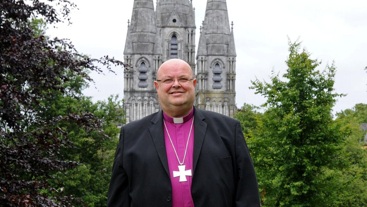 Bishop Paul Colton, Bishop of Cork, Cloyne and Ross, against the backdrop of St. Fin Barre's Cathedral. Picture: Denis Minihane. Bishop Paul Colton, Bishop of Cork, Cloyne and Ross, against the backdrop of St. Fin Barre's Cathedral. Picture: Denis Minihane.