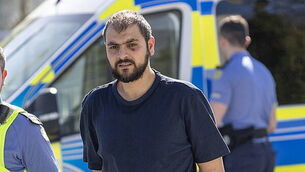 Man charged after two gardaí hospitalised after assaults at Donegal office