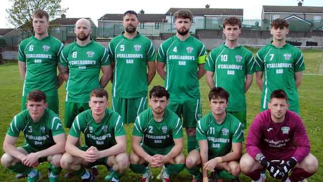 <p>The Coachford side that had an 8-0 win over Knocknaheeny Celtic in the third round of the AOH Cup at Kilmore Road.</p>
