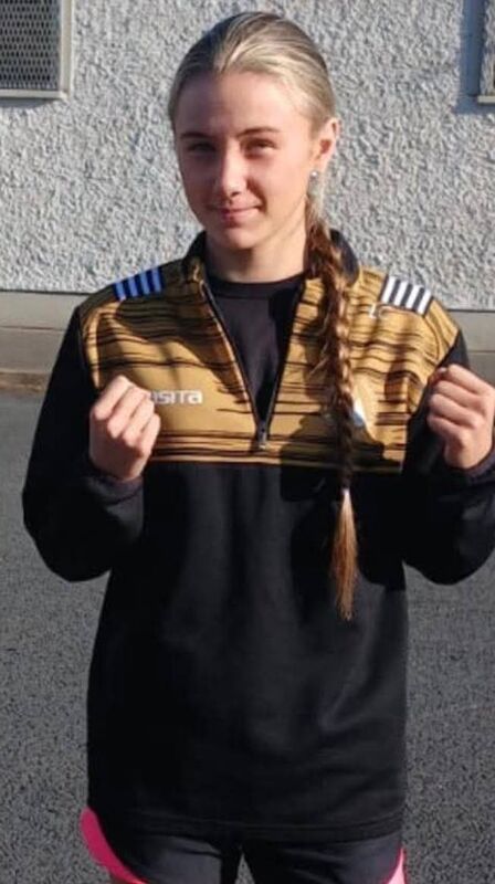 Four Nations box off winner, Leah Cairns of the Golden Gloves BC, Cork 