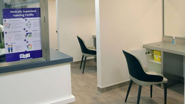 <p>Two of the bays in the Dublin  supervised injection centre, which has bene up and running for 18 months.</p>