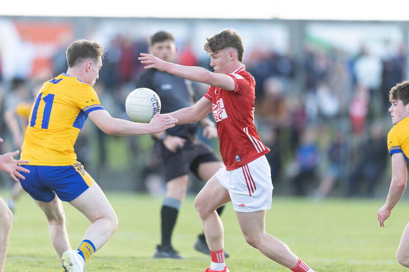 Cork's Dónal Herlihy in action against Clare. Picture: Eamon Ward