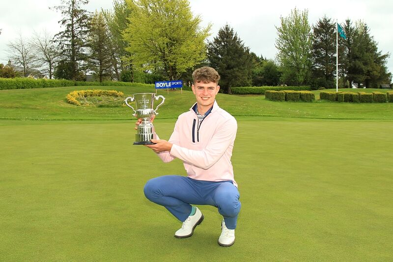 John Doyle (Fota Island) pictured after winning the BoyleSports Lee Valley Senior Scratch Cup. Picture: Niall O'Shea
