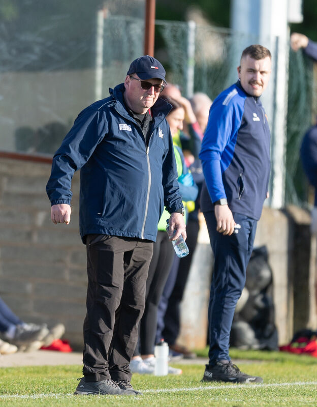  Cork minor football manager Keith Ricken during the victory over Clare. Picture: Eamon Ward