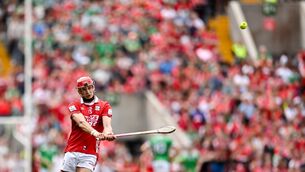 <p>Alan Connolly of Cork scores a point from a free during the Munster GAA Senior Hurling Championship Round 2 match between Cork and Limerick at SuperValu Páirc Uí Chaoimh in Cork. Picture: Tom Beary/Sportsfile</p>
