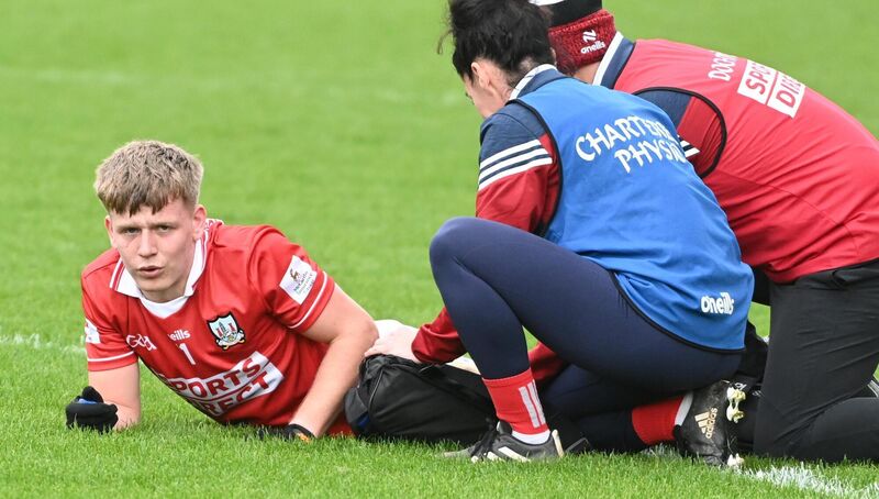 Dara Sheedy picked up a hamstring injury two weeks ago playing for the Cork U20s. Picture: Eddie O'Hare