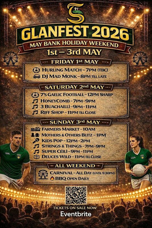 The Glanfest lineup.