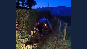 Donegal driver arrested after crashing car while eight times over drink-driving limit