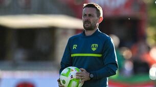 <p>Cork City's Liam Kearney </p>