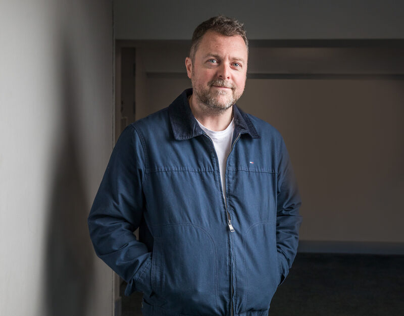 Film Director Damian McCarthy at the screening of his new movie Hokum at the Arc Cinema in Cork. - Picture: David Creedon.