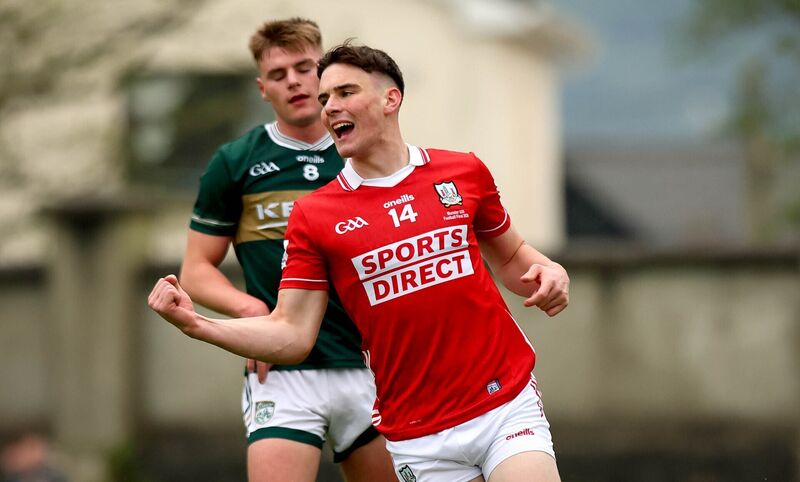 Cork’s Rickey Barrett celebrates a score against Kerry. Picture: INPHO/Ryan Byrne