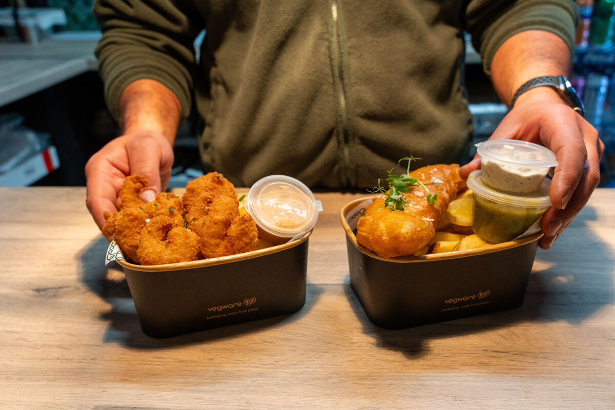 Dishes on offer include scampi and chips, and classic fish cod. Picture: Noel Sweeney Dishes on offer include scampi and chips, and classic fish cod. Picture: Noel Sweeney
