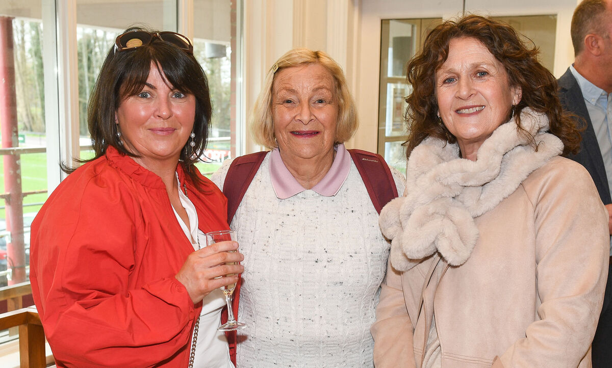  Jenny O'Driscoll, Pat Sargent and Mary Attridge, at the UCC Hockey Club fundraising lunch at the Mardyke Arena.