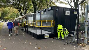 <p>Cork City Council installed the public toilets on the Marina last October but “encountered unforeseen operational issues”, a council spokesperson said. Picture: Cork City Council.</p>