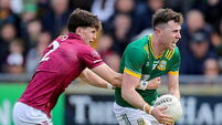 Jack O'Connor is tackled by Danny Scahill  19/4/2026
