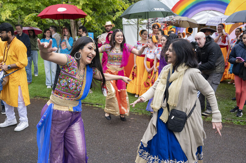 The opening Procession of Cork Mela Festival  at Fitzgerald Park. Picture: Gerard McCarthy