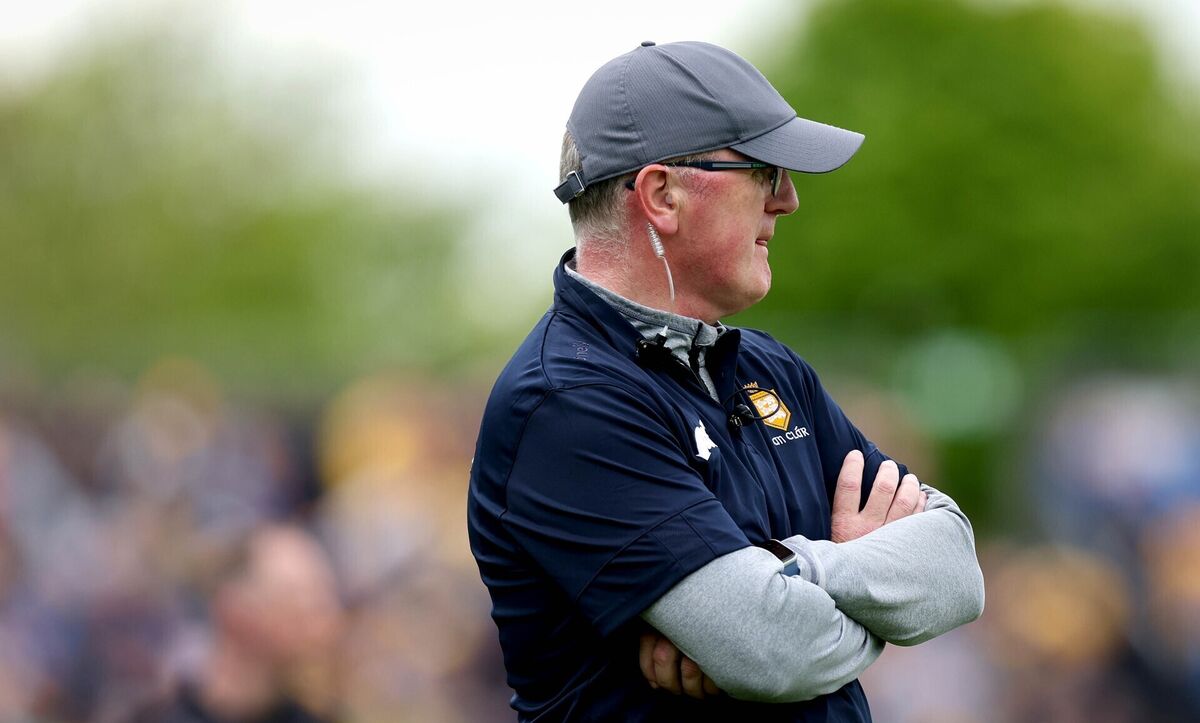 Clare manager Brian Lohan will look to reset for the Tipp clash. Picture: INPHO/Ryan Byrne