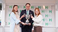 Jody O’Leary and Martin Heydon presenting the Mary Hyde Cup to Jody Townend 2/5/2026