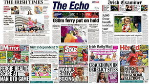 What the papers say: Monday's front pages