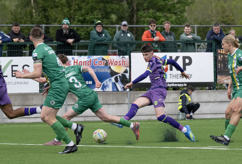 Sean O'Connell Kerry, and Cillian Murphy, Cork City in action. Picture: Domnick Walsh