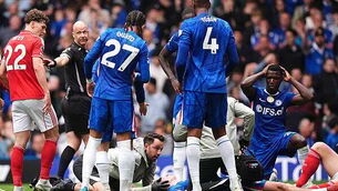 Chelsea’s Jesse Derry conscious after clash of heads on Premier League debut