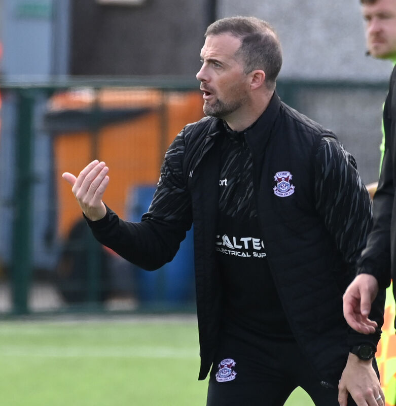 Cobh Ramblers' manager Fran Rockett against UCD during the SSE Airtricity First division game at St. Colman's Park. Picture; Eddie O'Hare