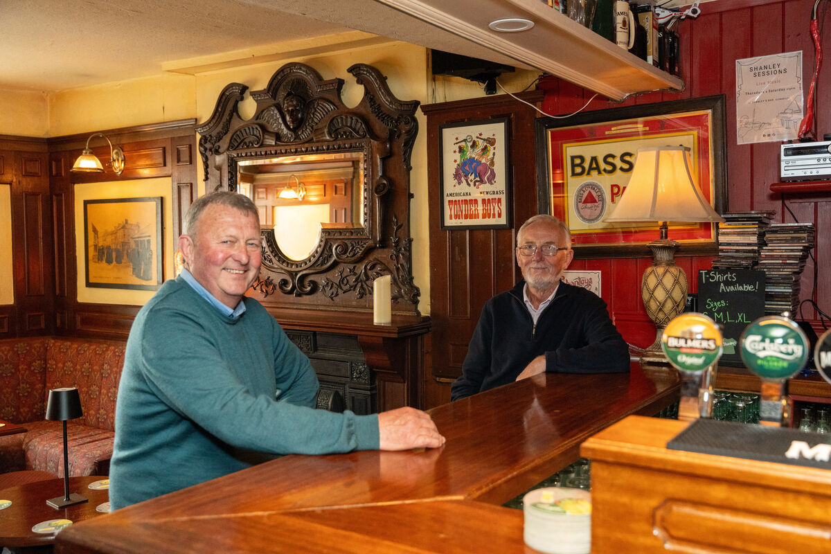  Regulars at Shanley’s, John Collins and Jerry Lehane