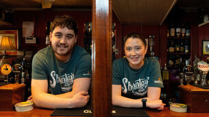 <p>Proprietors Brian Chan and Kym O’Connor at their pub, Shanley’s in Clonakilty. Pictur: Noel Sweeney</p>
