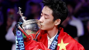 Wu Yize pips Shaun Murphy in last-frame decider to become world snooker champion