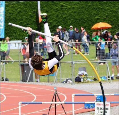 Joshua pole vaulting his way to another national title.