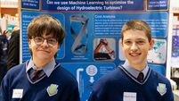 Two Cork students win prestigious EirGrid award with river turbine project