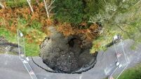 West Cork sinkhole sees residents travelling miles out of way for six years
