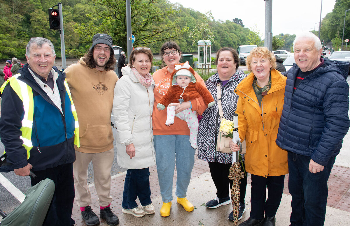  John Egan, Owen Speare, Margaret Walsh, Roisin Egan Speare O'Neill, Ailbhe Speare O'Neill, Loretto McCarthy, Margaret Egan O'Neill and Fred Lotty.